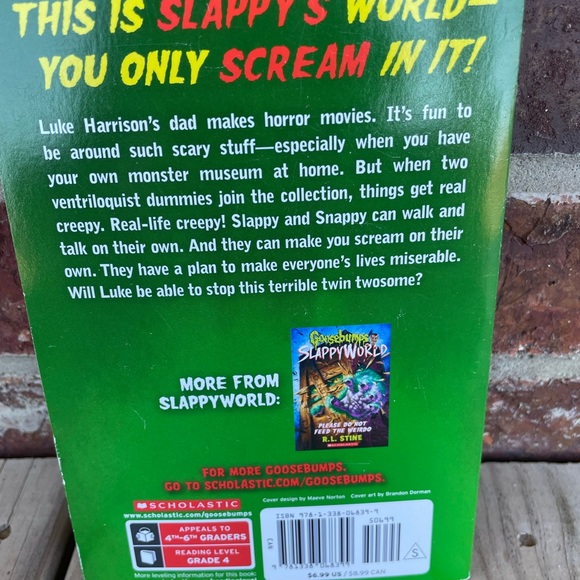 Paperback Goosebumps SlappyWorld I Am Slappy’s Evil Twin Kid’s Chapter Book - Picture 4 of 9